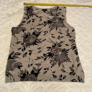 Talbots 100% merino wool sleeveless sweater